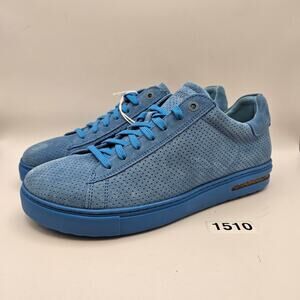 BIRKENDSTOCK EU 41 MEN'S 8 WOMEN'S 10 BEND LOW BLUE SUEDE LEATHER SNEAKER NWOB